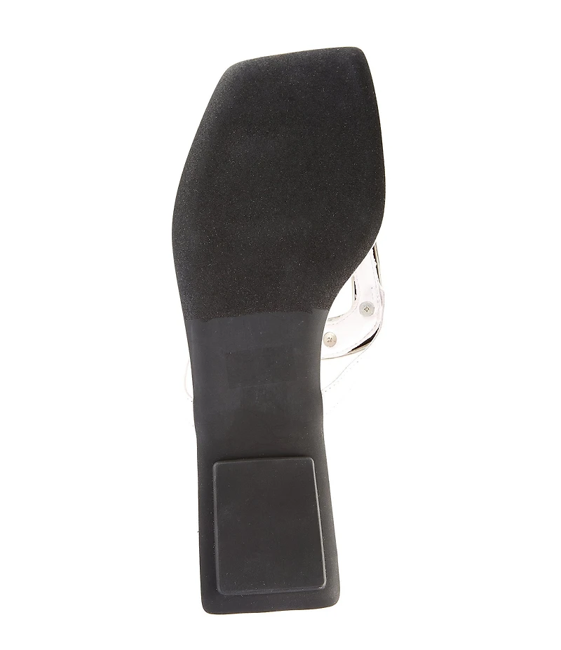 Jeffrey Campbell Linques Patent Leather Ornament Flats Sandals