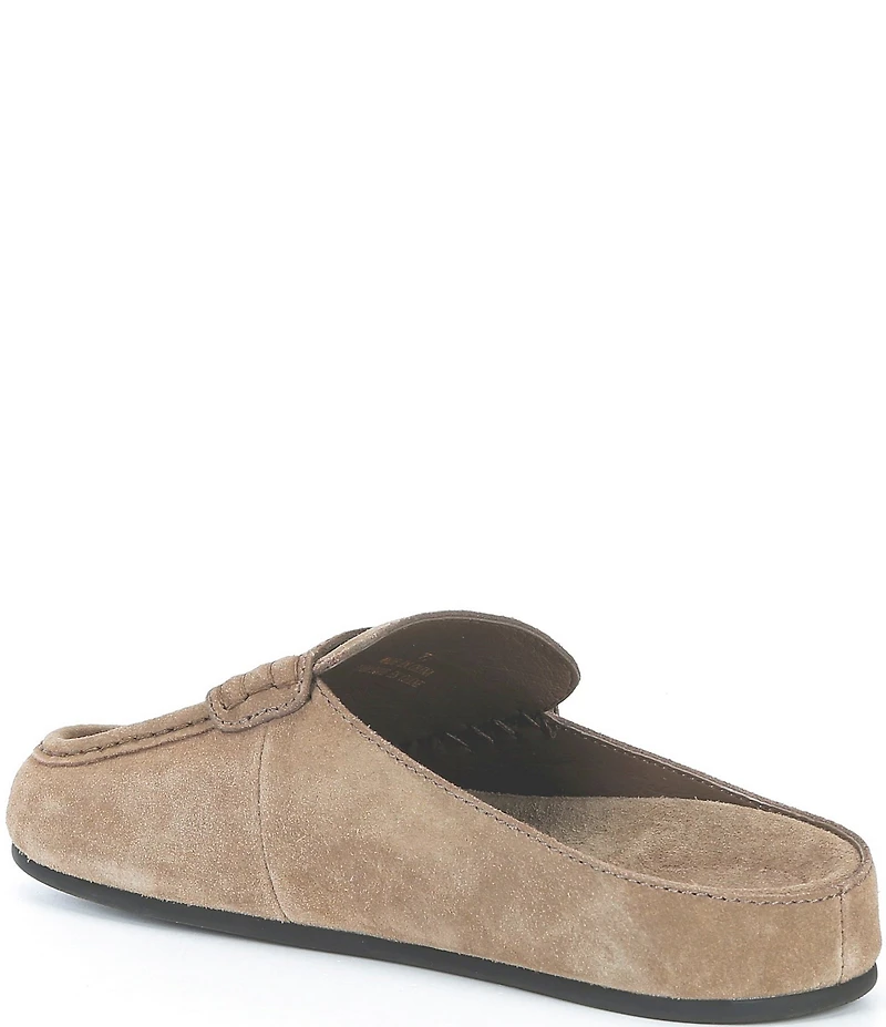 Jeffrey Campbell Miles Suede Penny Loafer Clogs