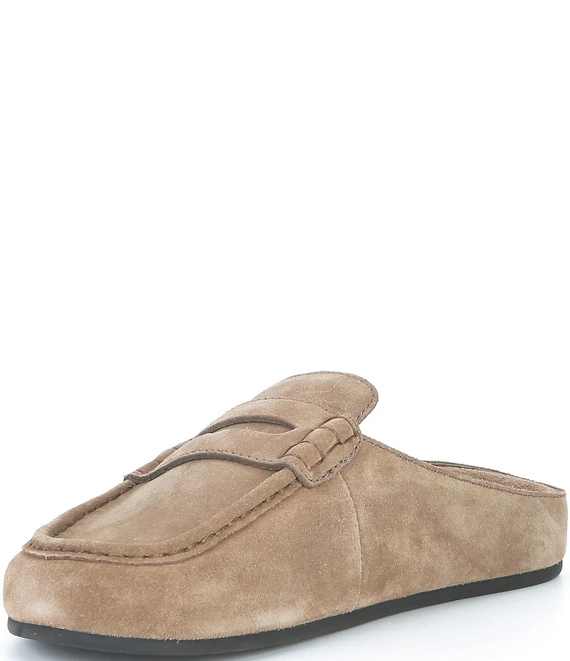 Jeffrey Campbell Miles Suede Penny Loafer Clogs