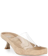 Jeffrey Campbell Muon Vinyl Suede Sandals