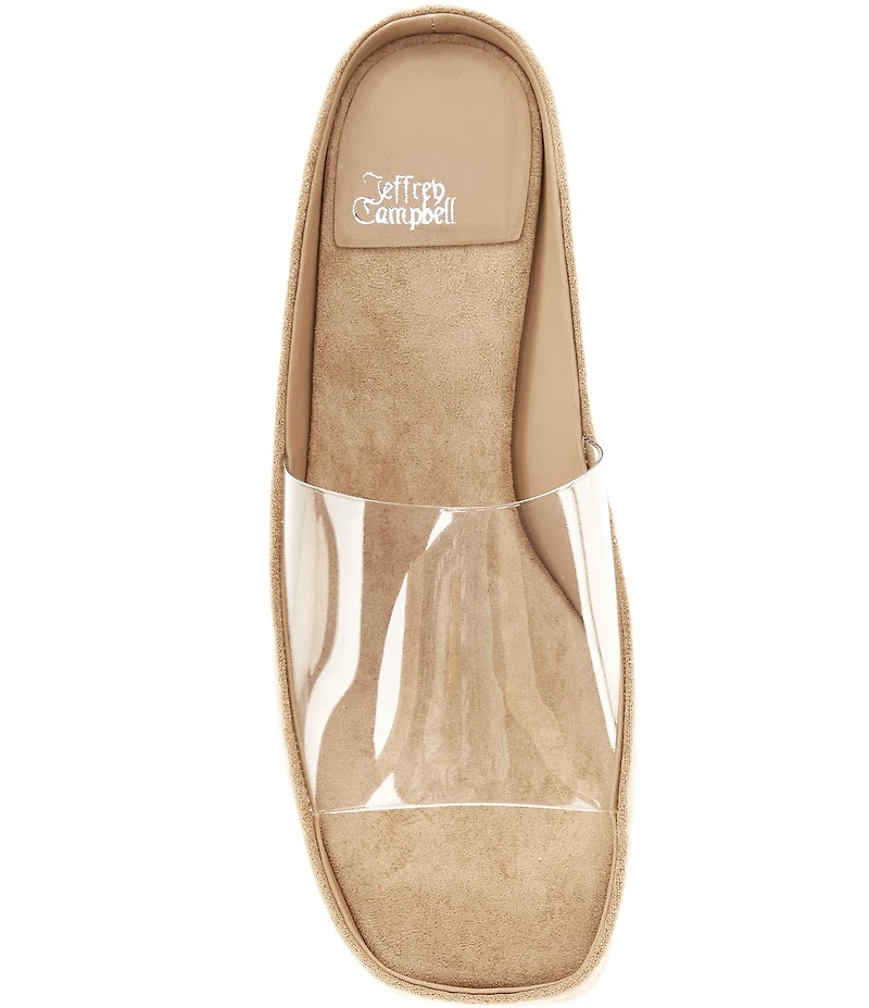 Jeffrey Campbell Muon Vinyl Suede Sandals