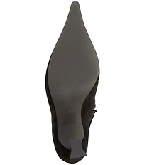 Jeffrey Campbell Naiad Suede Jewel Ornamented Cap Toe Mules