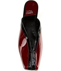 Jeffrey Campbell Narrows Patent Two Tone Mules