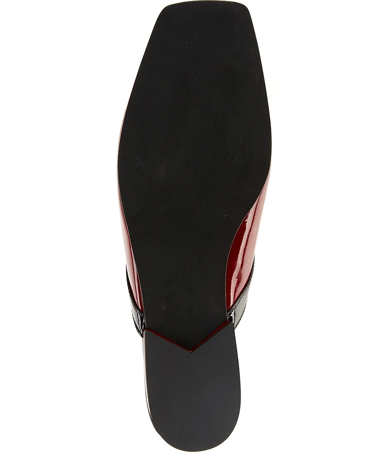 Jeffrey Campbell Narrows Patent Two Tone Mules