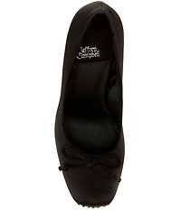 Jeffrey Campbell Nympha Satin Bow Tie Wrap Ballerina Stiletto Pumps