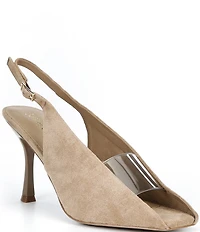 Jeffrey Campbell Patrizia Suede Peep Toe Pumps