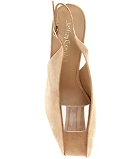 Jeffrey Campbell Patrizia Suede Peep Toe Pumps