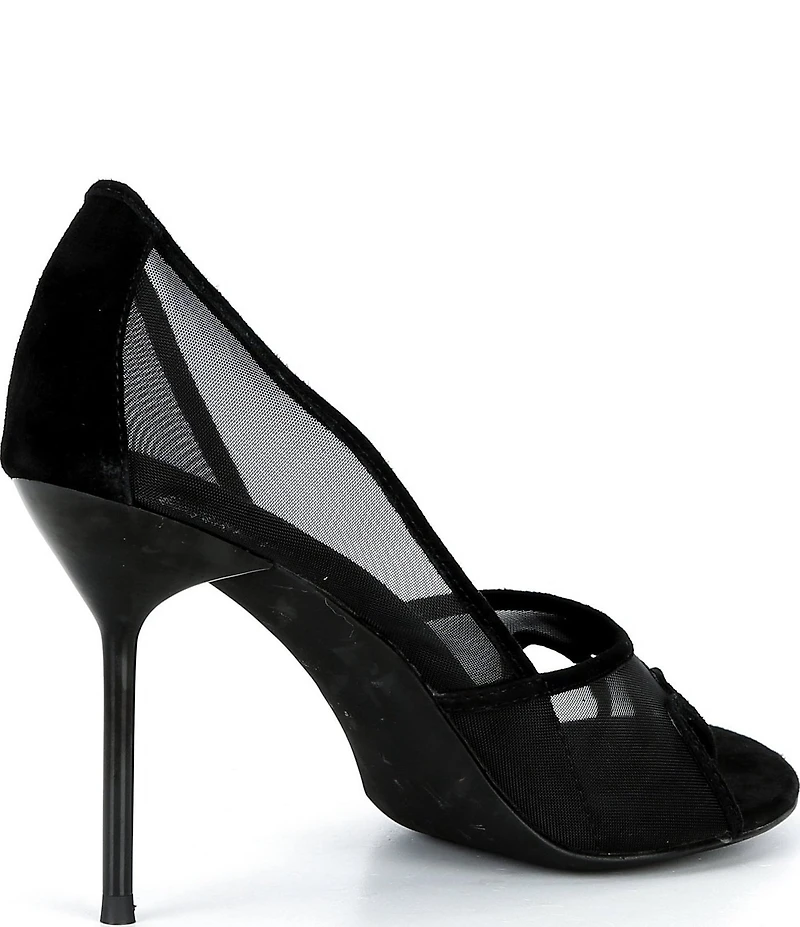Jeffrey Campbell Phases Mesh Toe Posts Pumps