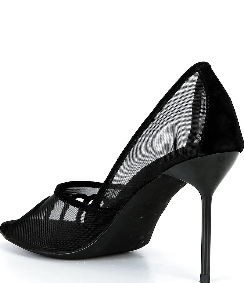Jeffrey Campbell Phases Mesh Toe Posts Pumps
