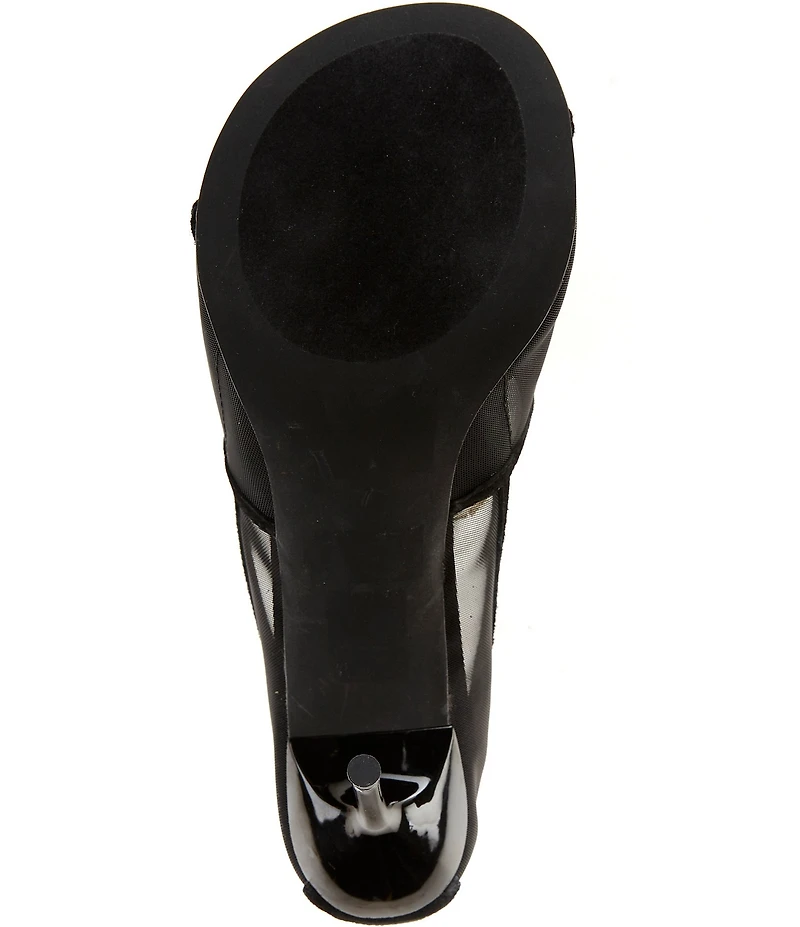 Jeffrey Campbell Phases Mesh Toe Posts Pumps