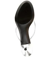 Jeffrey Campbell Preciosa Metallic Ornament Kitten Heel Sandals