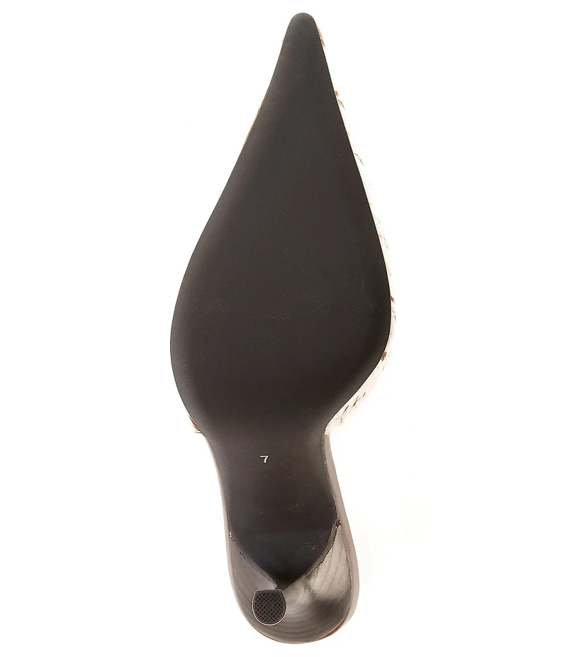 Jeffrey Campbell Robyn Cow Print Haircalf Dress Mules