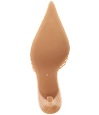 Jeffrey Campbell Robyn Spotted Animal Print Calf Hair Dress Mules