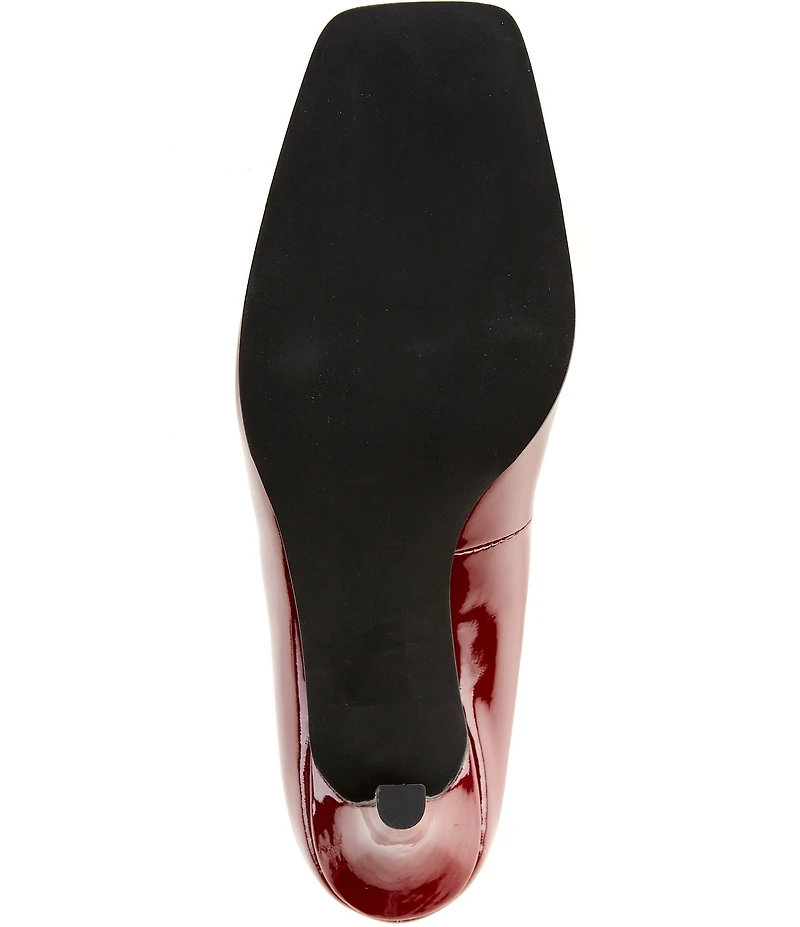 Jeffrey Campbell Sound Patent Leather Square Cap Toe Pumps