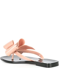 Jeffrey Campbell Sugary Jelly Bow Thong Sandals