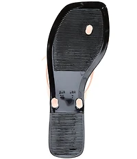 Jeffrey Campbell Sugary Jelly Bow Thong Sandals