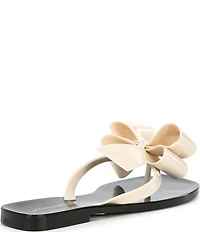 Jeffrey Campbell Sugary Jelly Bow Thong Sandals