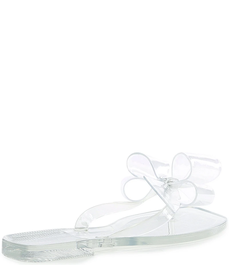 Jeffrey Campbell Sugary Jelly Bow Thong Sandals