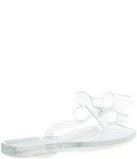 Jeffrey Campbell Sugary Jelly Bow Thong Sandals