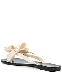 Jeffrey Campbell Sugary Jelly Bow Thong Sandals