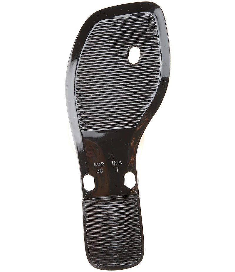 Jeffrey Campbell Sugary Jelly Bow Thong Sandals