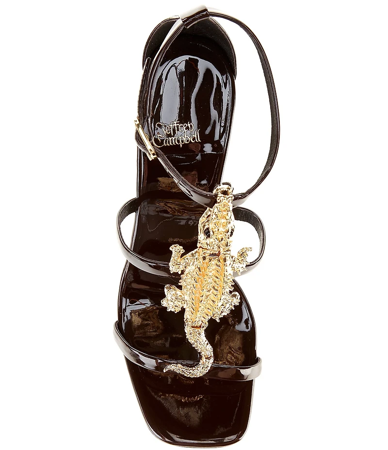 Jeffrey Campbell Swamped Embellished Wedge Sandals