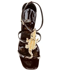 Jeffrey Campbell Swamped Embellished Wedge Sandals