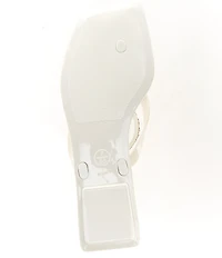 Jeffrey Campbell Sweeten Rose Ornament Jelly Thong Sandals