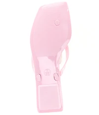 Jeffrey Campbell Sweeten Rose Ornament Jelly Thong Sandals