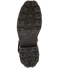 Jeffrey Campbell Sybill Leather Moto Tall Boots