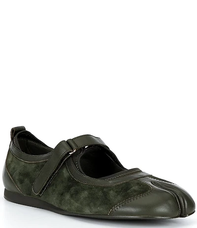 Jeffrey Campbell Thalion Sporty Split Toe Mary Jane Flats