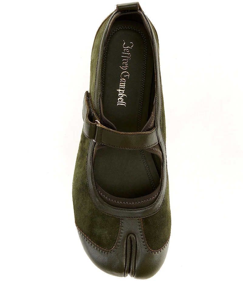 Jeffrey Campbell Thalion Sporty Split Toe Mary Jane Flats