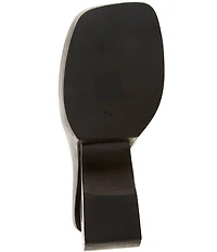 Jeffrey Campbell The-Idol Leather Wood Cut-Out Wedge Platform Slide Sandals