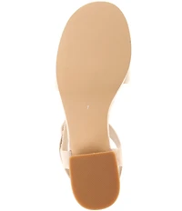 Jeffrey Campbell Timeless Suede Block Heel Platform Bit Buckle Sandals
