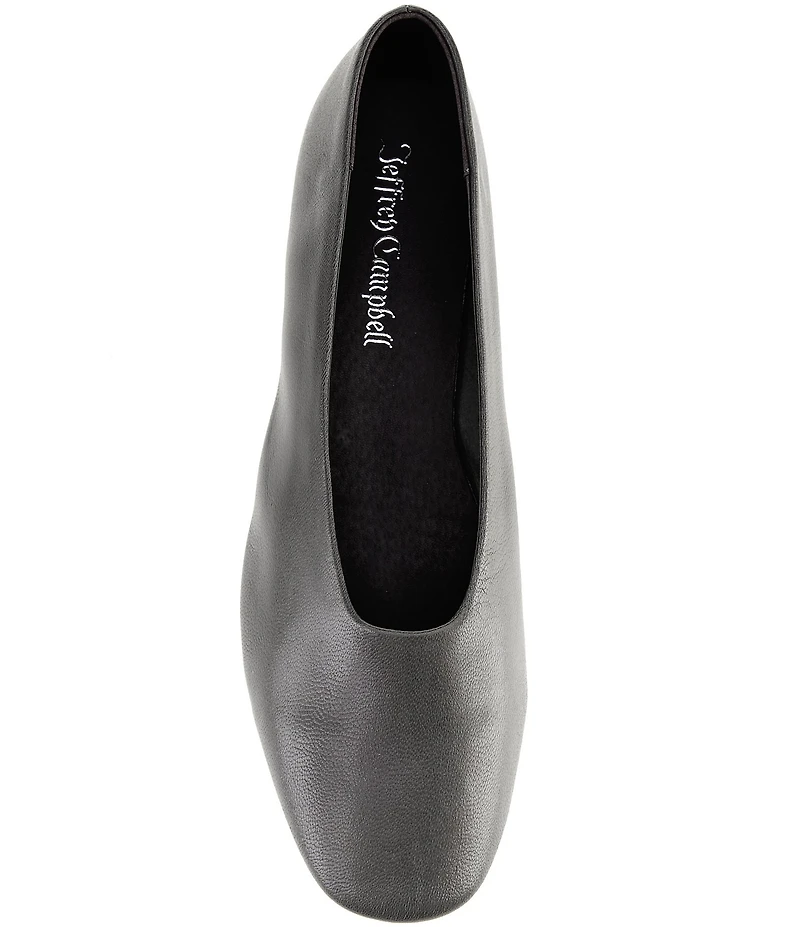 Jeffrey Campbell Trustee Leather Ballet Flats