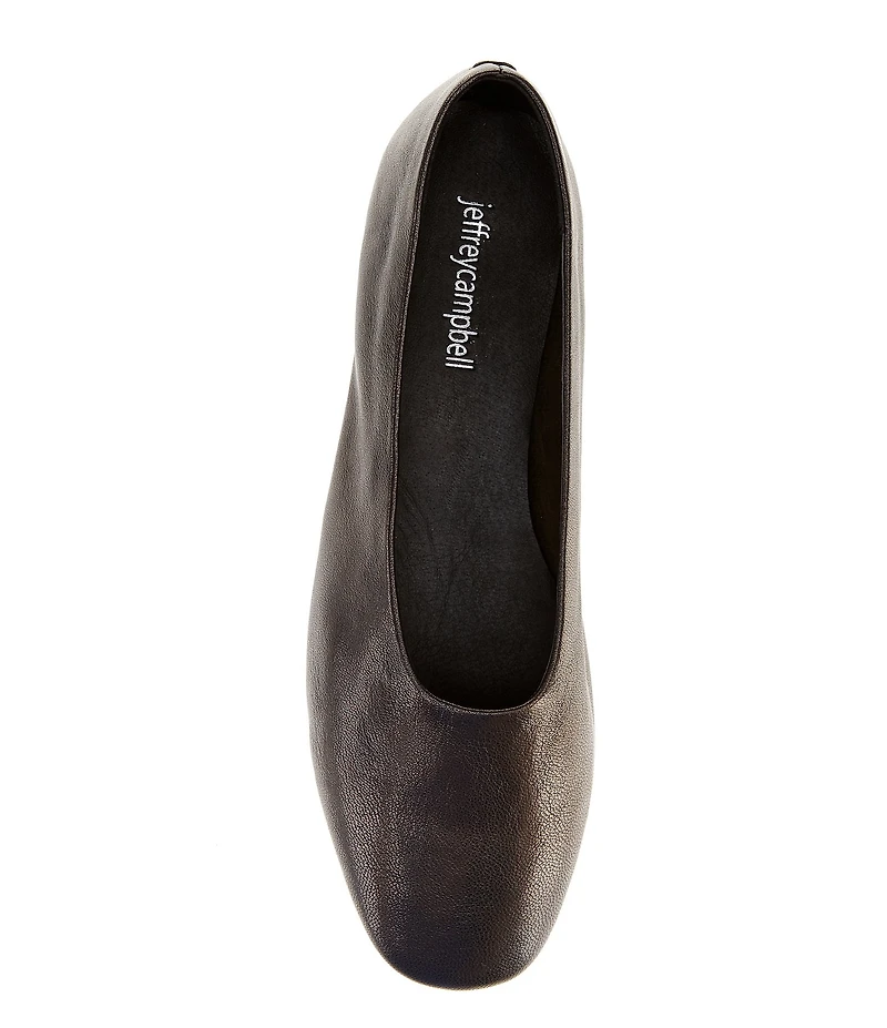 Jeffrey Campbell Trustee Leather Ballet Flats