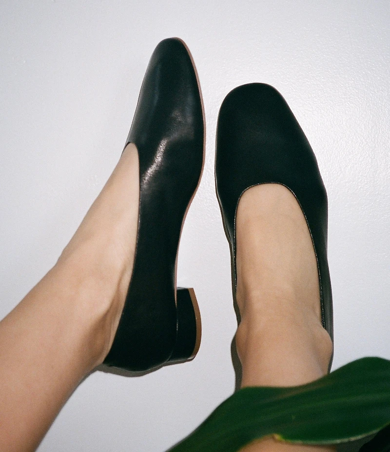 Jeffrey Campbell Trustee Leather Ballet Flats
