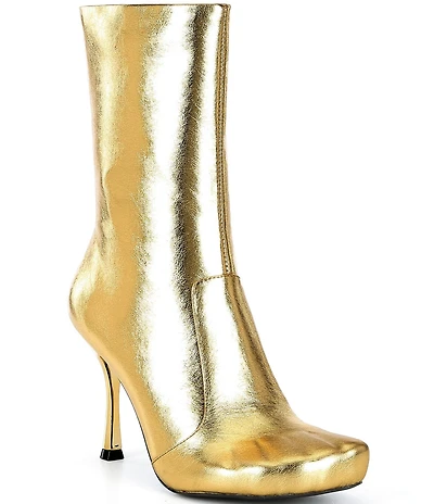 Jeffrey Campbell Visionary Toe Mid Calf Boots