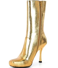 Jeffrey Campbell Visionary Toe Mid Calf Boots