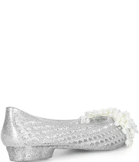 Jeffrey Campbell Whimzy Glitter Pearl Jelly Flats