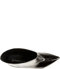 Jeffrey Campbell Wilda Crinkle Patent Pointed Toe Ankle Booties