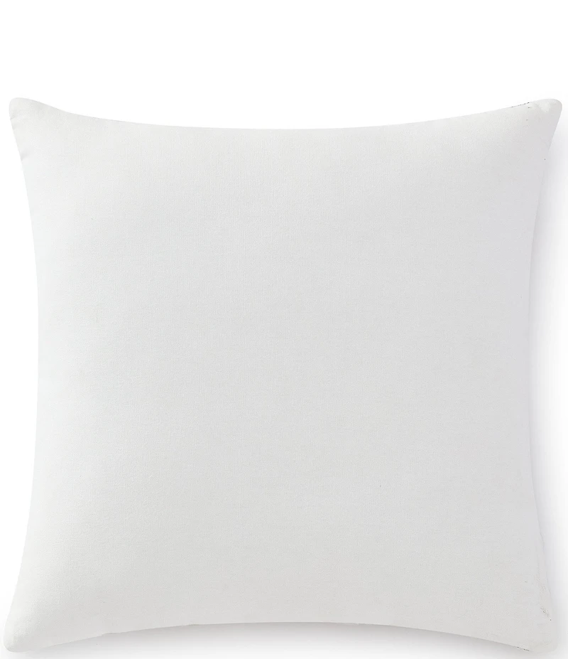 Jennifer Adams Strata Woven Bold Textured Stripe Decorative Square Pillow