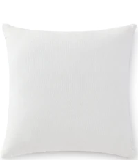 Jennifer Adams Strata Woven Bold Textured Stripe Decorative Square Pillow