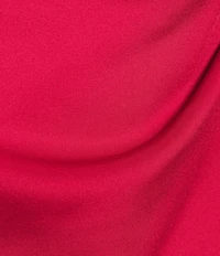 Jessica Howard 3/4 Sleeve Asymmetrical Neck Bow Shoulder Side Tuck Gown