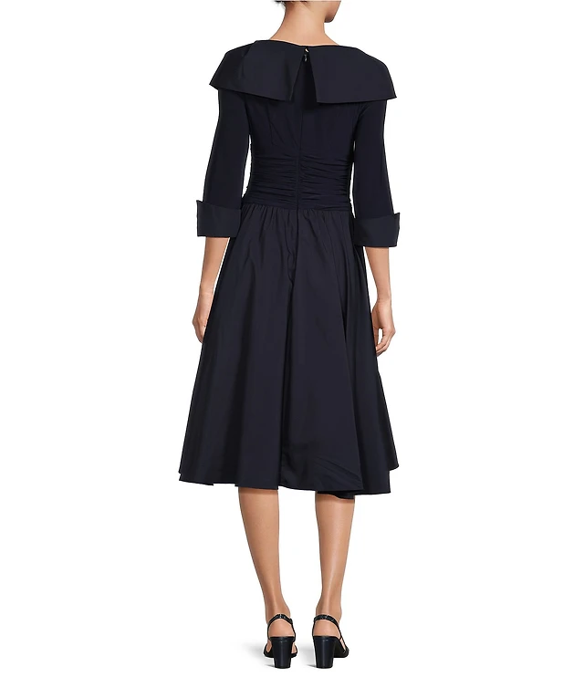 chinese dress ladies Jessica Howard Women's 3/4 Sleeve Side Tucked Sheath Dress, Teal, 6 at  Amazon Women's Clothing store main image 0