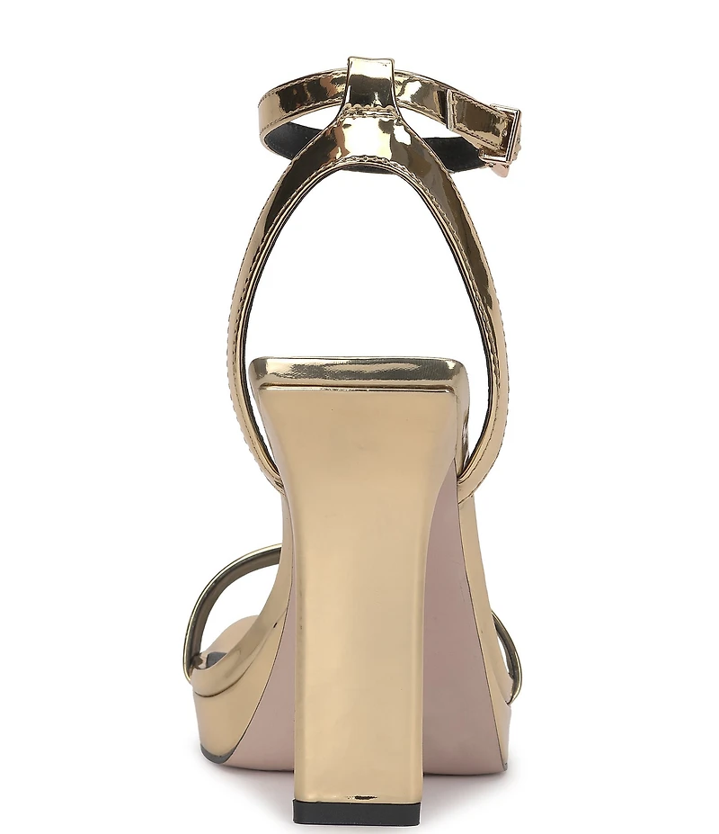 Jessica Simpson Adonia Patent Ankle Strap Platform Dress Sandals