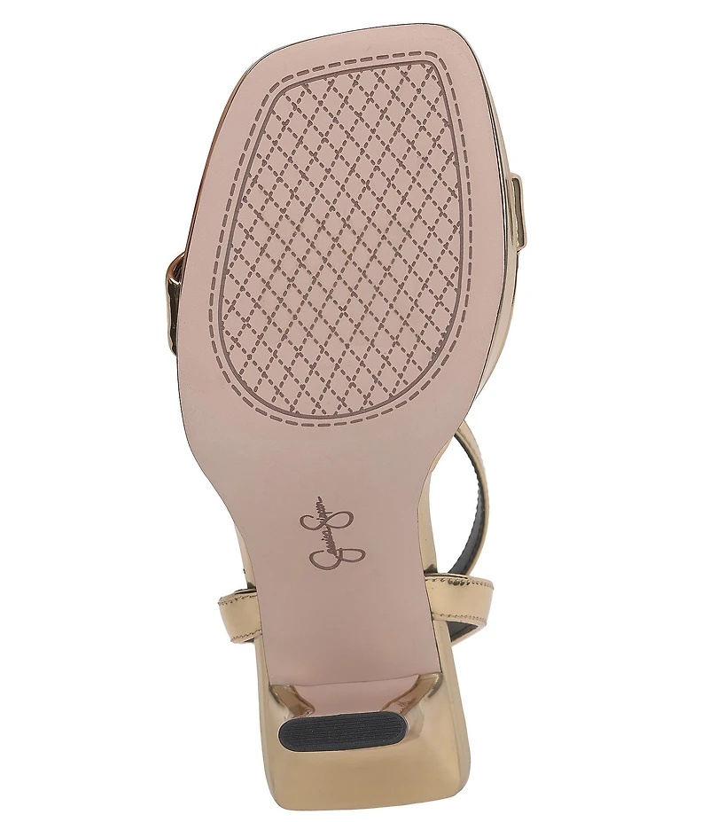 Jessica Simpson Adonia Patent Ankle Strap Platform Dress Sandals