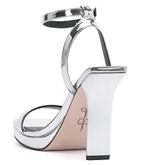 Jessica Simpson Adonia Patent Ankle Strap Platform Dress Sandals