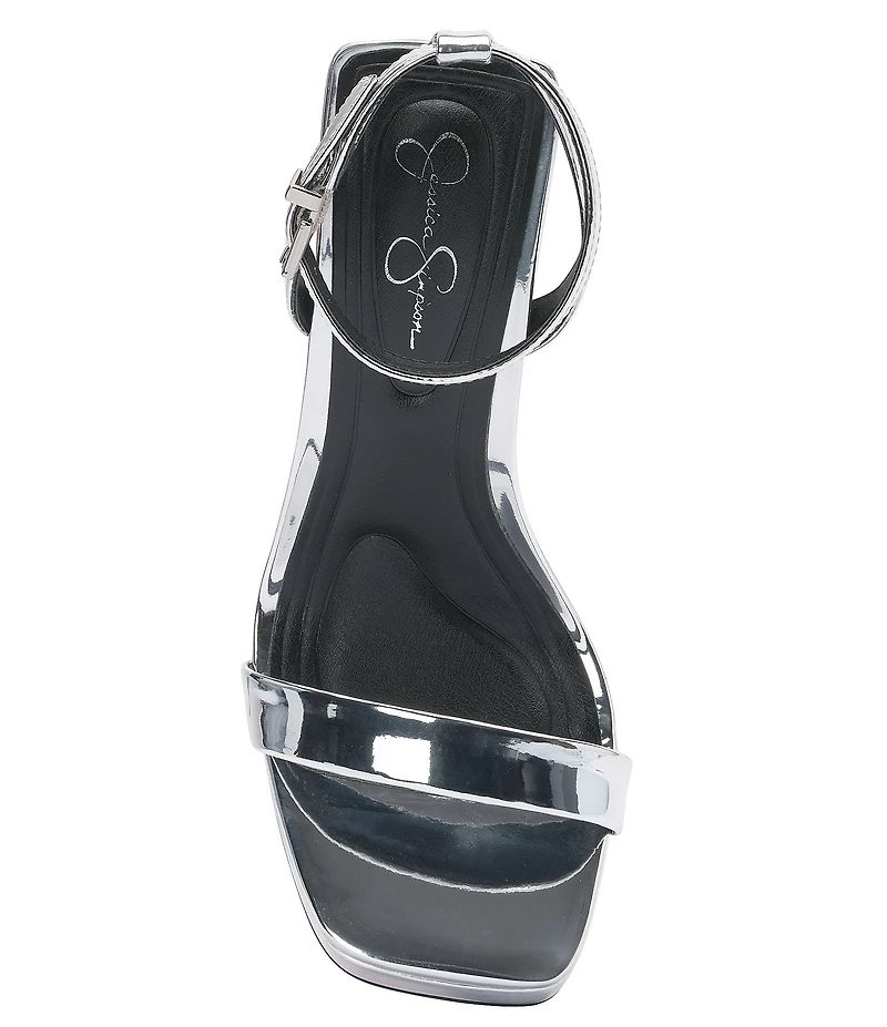 Jessica Simpson Adonia Patent Ankle Strap Platform Dress Sandals