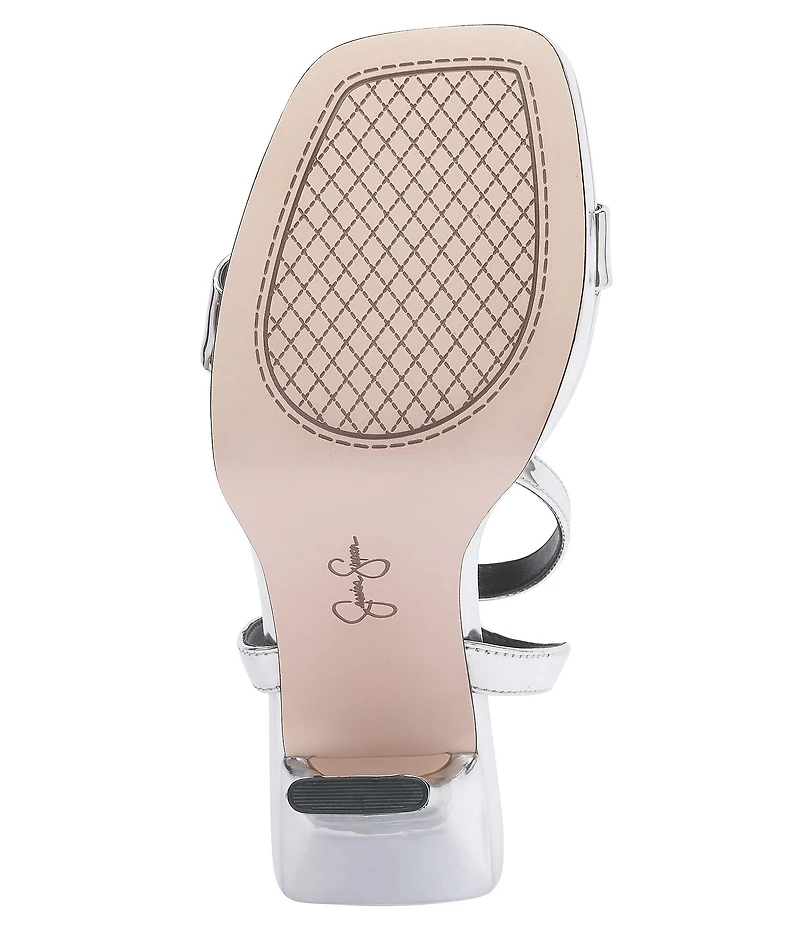 Jessica Simpson Adonia Patent Ankle Strap Platform Dress Sandals